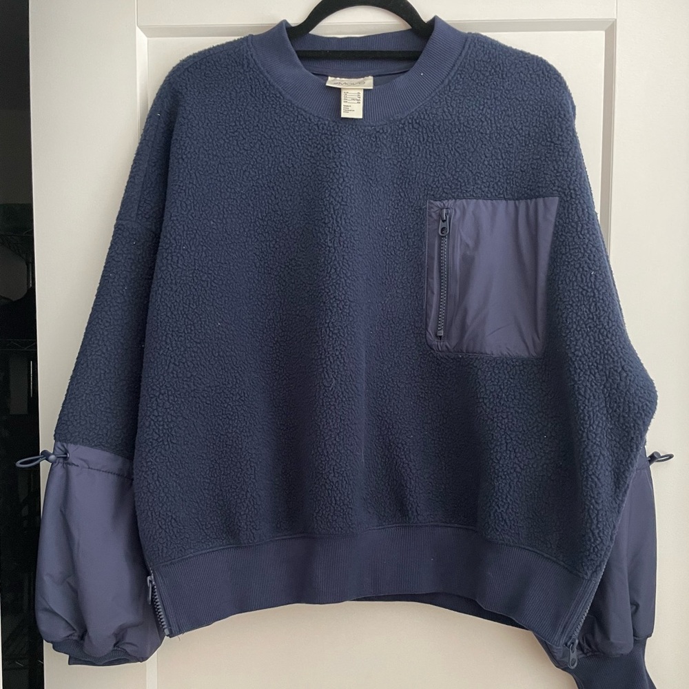 H&M Move Navy Blue Sports Sweatshirt